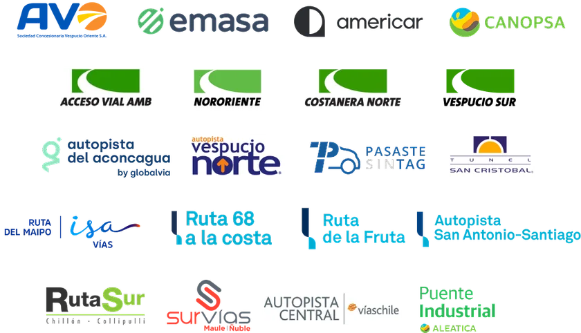 Clientes del sector Autopistas